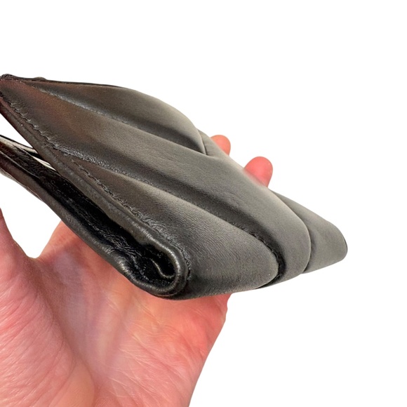 Kurt Geiger black leather compact mini wallet - Picture 6 of 8